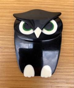 Lea Stein ビンテージ フクロウ ブローチ アニマル】フクロウのブローチコレクター必見【ヴィンテージ