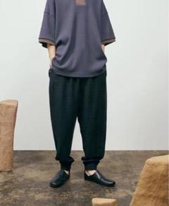 早い者勝ち！Dulcamaraリネンボーダートラックパンツ D124-P337