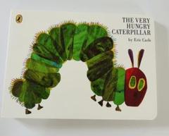 新品英語絵本　しかけ絵本　The very hungry caterpillar