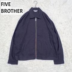 Five brother ウールブルゾン ブラックかネイビー S タロンジッパー 2025年最新】ファイブブラザー メンズ ジャンパー・ブルゾンの