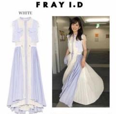 【新品】FRAY I.D ミリタリーレイアーロングドレス FRAY I.D - フレイアイディー ミリタリーレイアーロングドレスの