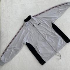PUMA ジャージ トラックジャケット グレ 一切替デザイン フルジップM