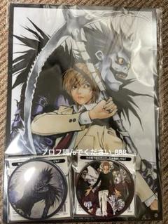 デスノート ラッキー缶バッジ ラッキーエンド賞 アクリルパネル