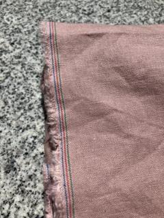 綿麻生地130幅×300センチ ペールピンク
