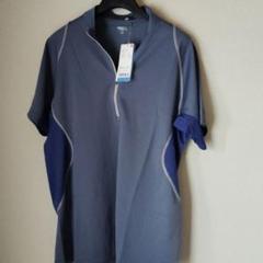 UNIQLO BODY TECH ハーフジップTシャツ L グレー