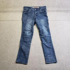 ヒョウドウライディングパンツ34デニムストレッチ膝パットy6601c
