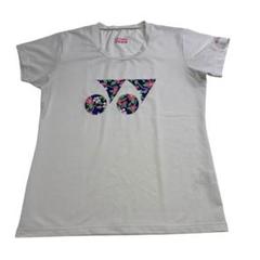 YONEX ヨネックス フラワープリントビッグロゴ Tシャツ L ホワイト