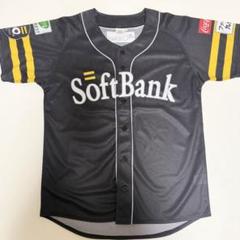 【美品】福岡ソフトバンクホークス　85周年　小久保監督　ユニフォーム　L　黒 美品】福岡ソフトバンクホークス 85周年 小久保監督