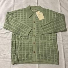 SEA ROOMLYNN GRIDチェックニットシャツ ミント シールームリン