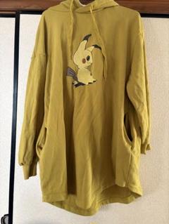グラニフ　ポケモン　ミミッキュ　パーカー　 イエロー　秋　可愛い　ゆったり グラニフ ポケモン ミミッキュ パーカー イエロー 秋 可愛い