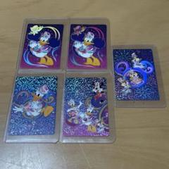 香港ディズニー20周年限定　コレクタブルカード　ドナルド　デイジー　ミニー