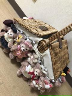 TDS シェリーメイ　ぬいば大量　籠バッグ　ぬいぐるみバッジ　ヲタバッグ