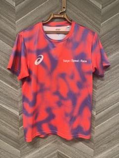 TokyoSpeedRace 東京スピードレース　asicsランニングTシャツ