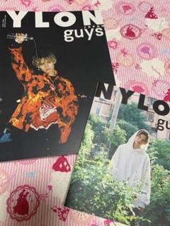 超特急 カイ NYLON×SHEL'TTERコラボ ロンT FASHION] NYLON JAPAN 15周年記念！ NYLON JAPAN×SHEL'TTER