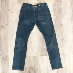 美品　レア　リーバイス　テイパードデニム　シンチバック　levis 細身　34
