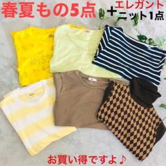 まとめ売り カットソー レディース トップス【春夏コーデ＋ニット】6点