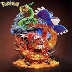 ポケモン レックウザ カイオーガ グラードン フィギュア 約35cm ポケモン フィギュア グラードン カイオーガ レックウザ - メルカリ