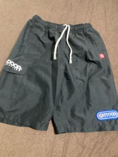 OUTDOOR ブラックハーフパンツ 140
