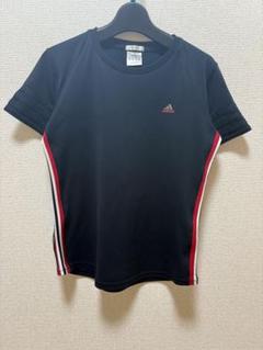 adidas 黒　テニスウェア サイドストライプ　Clima365