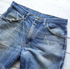 【鬼ヒゲ】80s 90s RUSTLER ペンキ飛びshorts USA製のサムネイル