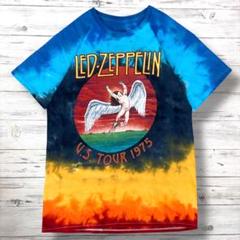 LEDZEPPELIN Tシャツ デカロゴ タイダイ S 1162