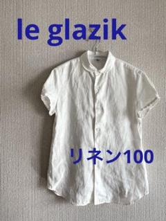 hdk/ le glazik ⿻ リネン ワイド ブラウス 白シャツ LE GLAZIKのシャツ/ブラウスを使った人気ファッション
