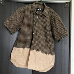 コムデギャルソン　オム　シャツ　水玉　フリル