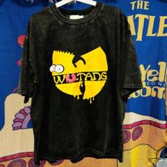 ザ•シンプソンズ　Tシャツ メンズ　ウータン•クラン　バート　ユニーク　アニメ