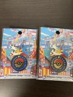 ポケモンセンター フクオカ ピンズ ピンバッジ 福岡 2個セット
