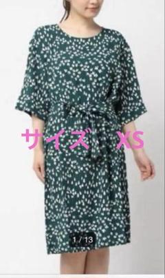 【新品】マリメッコ　半袖ワンピース ひざ丈ワンピース 美品】マリメッコ ワンピース ひざ丈 セパレート サイズ38