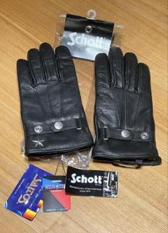 【未使用】　Schott ショット　ウィンター レザーグローブ SHORT Amazon.co.jp: [ショット] 4970002 ONESTAR WINTER GLOVE SHORT