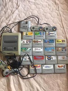 スーパーファミコン 本体 ソフトまとめ売り 汚れあり