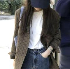 【大人気】SANDRO チェック柄 シングルブレストジャケット 大人気】SANDRO チェック柄 シングルブレストジャケット