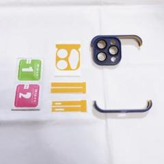 フレームレス シリコン バンパー iPhone 14 Pro Max 濃い紫