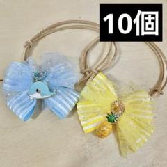 10個◾️パイナップルイルカ　トリミングチョーカーのサムネイル