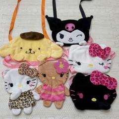 サンリオ ぬいぐるポシェット フェイスポシェット 顔型ポーチ　紐付き