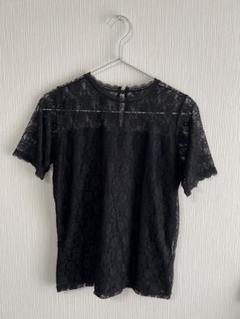 【E hyphen world gallery PEACE】　半袖　花柄レース