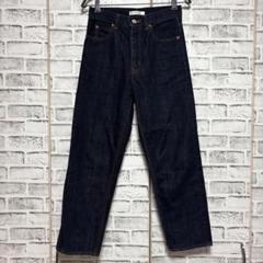 MOUSSY マウジー ストレートデニムパンツ ハイウエストデニム 紺 24
