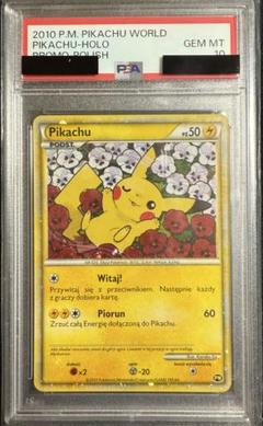 PSA10鑑定済〕ピカチュウ(ワールド/ポーランド語版)【-】{-}