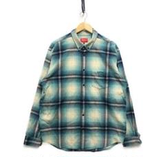 Supreme Shadow Plaid Flannel Shirt Blueのサムネイル