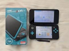 【状態良】Newニンテンドー2DS LL ブラック×ターコイズ