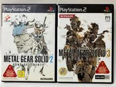 PS2 メタルギアソリッド 2 3 サンズオブリバティ スネークイーター MGS