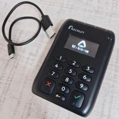 エアペイairpayカードリーダーRECRUITリクルート、未使用品 MIURA AirPay RECRUIT リクルート エアペイ カードリーダー