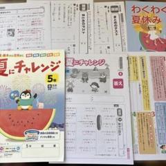 5年生　夏休み　ドリル　ワーク　解答付き　夏にチャレンジ