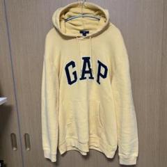 GAP ロゴパーカー 裏起毛 スウェット イエロー（Lサイズ）のサムネイル