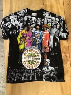 未開封 THE BEATLES Tシャツ サージェント・ペパー XXL Sgt. Pepper's Lonely Hearts Club Band Photo S/S Tee（Black
