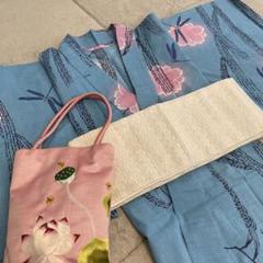 浴衣 レディース セット 3点セット 作り帯 レトロ 浴衣セット