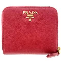 プラダ 二つ折り財布 サフィアーノレザー 赤 2025年最新】PRADA 財布 二つ折り 赤の人気アイテム - メルカリ