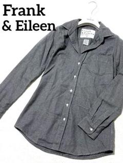 美品 Frank & Eileen グレー長袖シャツ XS