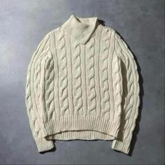 90s Ralph Lauren cotton aran sweater USA